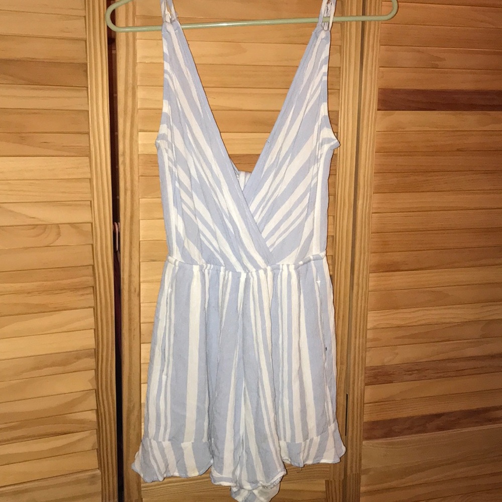 Striped Romper - Picture 2 of 3